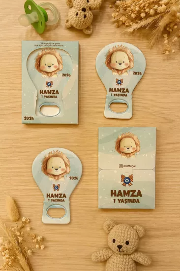 Kutulu Balon Açacak Magnet – Yeni Doğan, Baby Shower, Doğum Günü, Diş Buğdayı Hediyesi