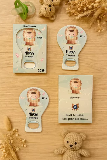 Kutulu Balon Açacak Magnet – Yeni Doğan, Baby Shower, Doğum Günü, Diş Buğdayı Hediyesi
