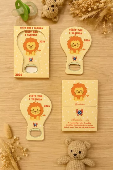 Kutulu Balon Açacak Magnet – Yeni Doğan, Baby Shower, Doğum Günü, Diş Buğdayı Hediyesi