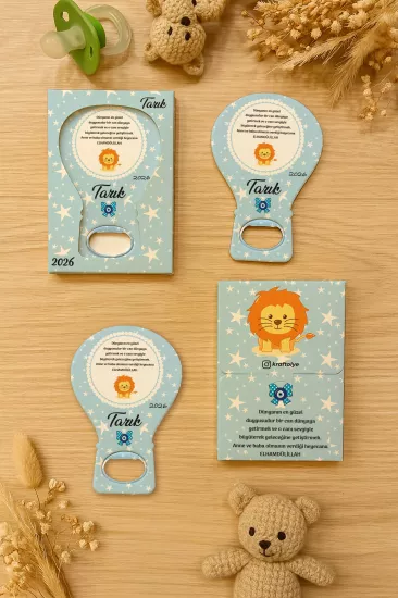 Kutulu Balon Açacak Magnet – Yeni Doğan, Baby Shower, Doğum Günü, Diş Buğdayı Hediyesi