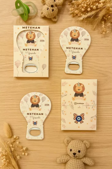 Kutulu Balon Açacak Magnet – Yeni Doğan, Baby Shower, Doğum Günü, Diş Buğdayı Hediyesi