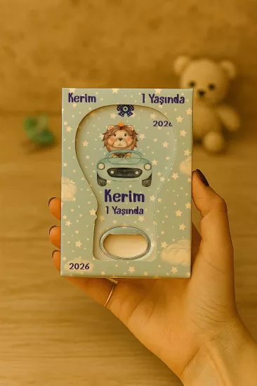 Kutulu Balon Açacak Magnet – Yeni Doğan, Baby Shower, Doğum Günü, Diş Buğdayı Hediyesi