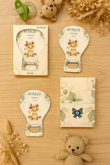Kutulu Balon Açacak Magnet – Yeni Doğan, Baby Shower, Doğum Günü, Diş Buğdayı Hediyesi