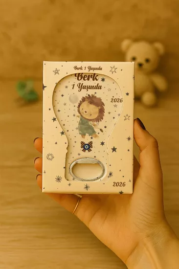 Kutulu Balon Açacak Magnet – Yeni Doğan, Baby Shower, Doğum Günü, Diş Buğdayı Hediyesi