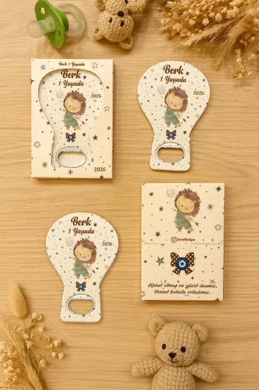 Kutulu Balon Açacak Magnet – Yeni Doğan, Baby Shower, Doğum Günü, Diş Buğdayı Hediyesi