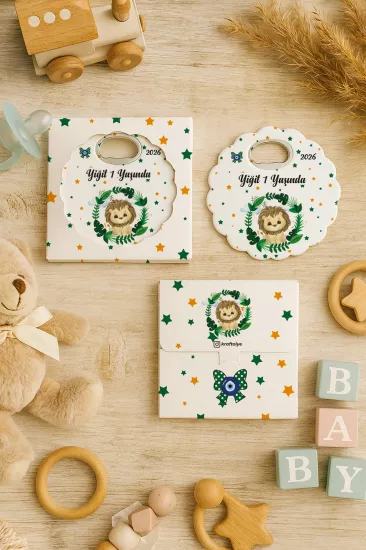 Kutulu Papatya Bardak Altlığı Açacak Magnet