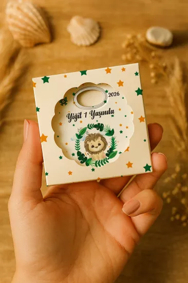 Kutulu Papatya Bardak Altlığı Açacak Magnet