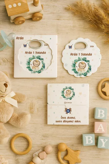 Kutulu Papatya Bardak Altlığı Açacak Magnet