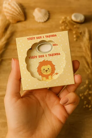 Kutulu Papatya Bardak Altlığı Açacak Magnet