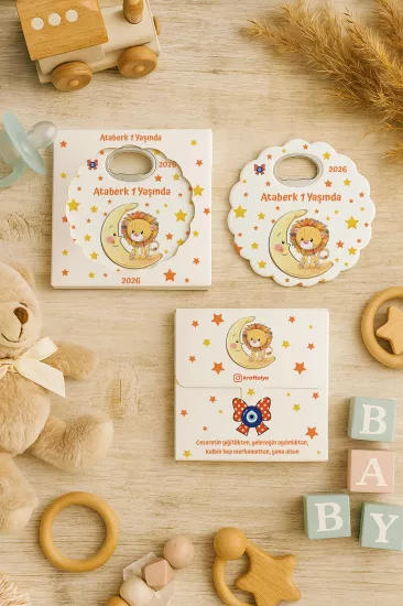 Kutulu Papatya Bardak Altlığı Açacak Magnet
