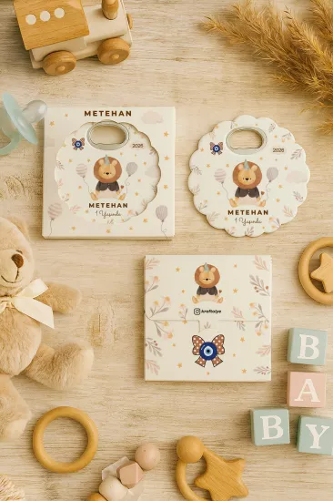 Kutulu Papatya Bardak Altlığı Açacak Magnet