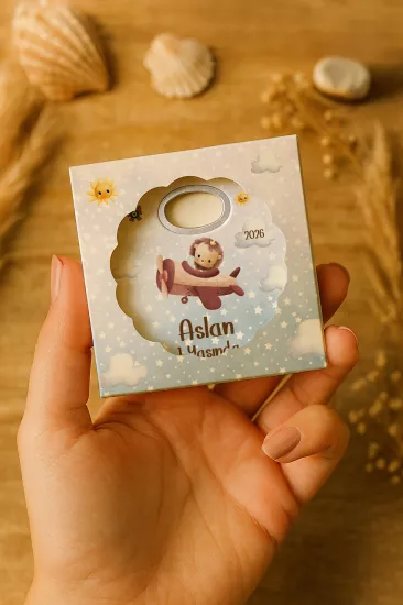 Kutulu Papatya Bardak Altlığı Açacak Magnet