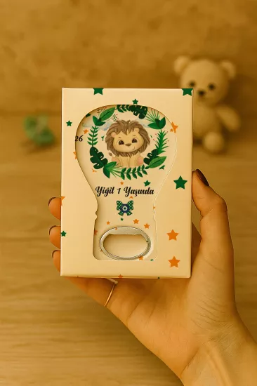 Mühürlü Kutulu Balon Açacak Magnet – Yeni Doğan, Doğum Günü, Baby Shower, Diş Buğdayı Hediyesi
