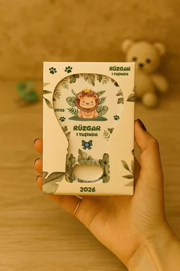 Mühürlü Kutulu Balon Açacak Magnet – Yeni Doğan, Doğum Günü, Baby Shower, Diş Buğdayı Hediyesi