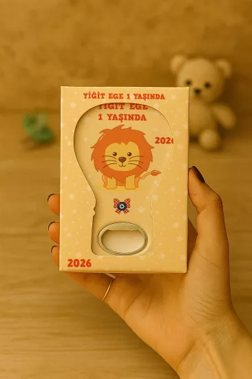 Mühürlü Kutulu Balon Açacak Magnet – Yeni Doğan, Doğum Günü, Baby Shower, Diş Buğdayı Hediyesi