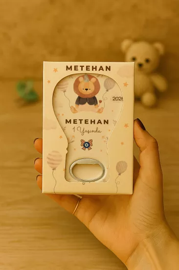 Mühürlü Kutulu Balon Açacak Magnet – Yeni Doğan, Doğum Günü, Baby Shower, Diş Buğdayı Hediyesi