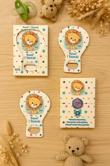 Mühürlü Kutulu Balon Açacak Magnet – Yeni Doğan, Doğum Günü, Baby Shower, Diş Buğdayı Hediyesi