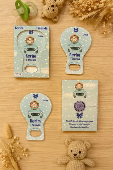 Mühürlü Kutulu Balon Açacak Magnet – Yeni Doğan, Doğum Günü, Baby Shower, Diş Buğdayı Hediyesi