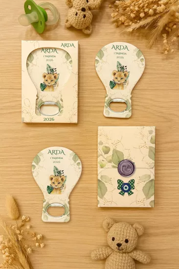 Mühürlü Kutulu Balon Açacak Magnet – Yeni Doğan, Doğum Günü, Baby Shower, Diş Buğdayı Hediyesi