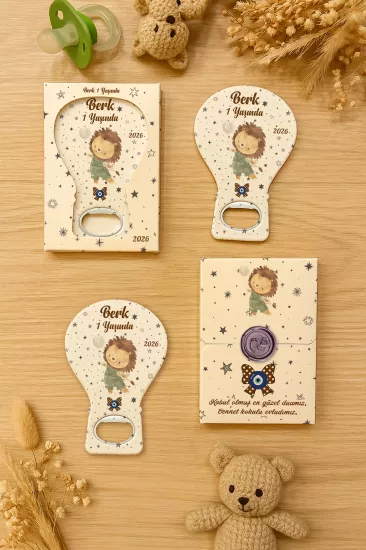 Mühürlü Kutulu Balon Açacak Magnet – Yeni Doğan, Doğum Günü, Baby Shower, Diş Buğdayı Hediyesi