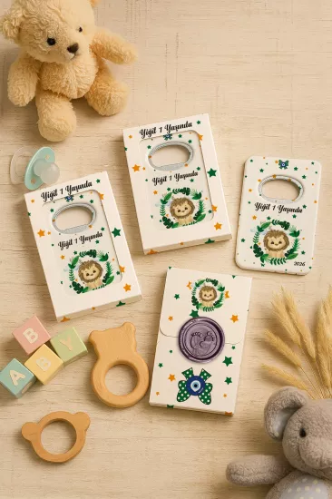 Mühürlü Açacak Magnet – Bebek Hediyesi