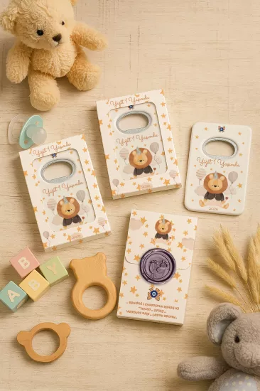 Mühürlü Açacak Magnet – Bebek Hediyesi