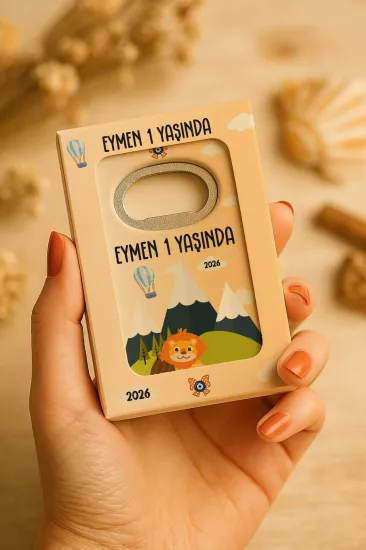 Mühürlü Açacak Magnet – Bebek Hediyesi