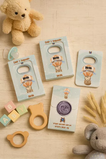 Mühürlü Açacak Magnet – Bebek Hediyesi