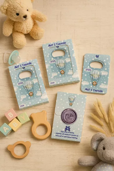 Mühürlü Açacak Magnet – Bebek Hediyesi