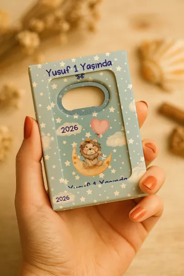 Mühürlü Açacak Magnet – Bebek Hediyesi