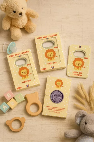 Mühürlü Açacak Magnet – Bebek Hediyesi