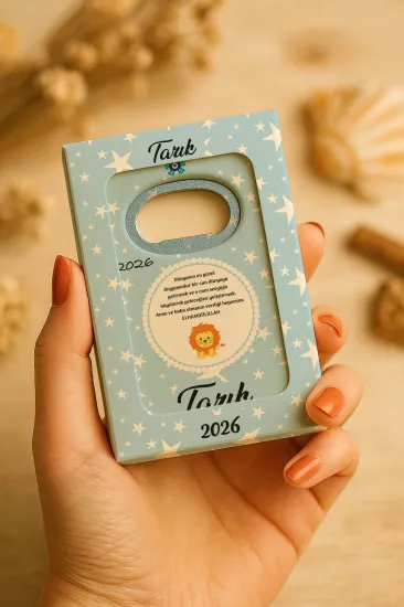 Mühürlü Açacak Magnet – Bebek Hediyesi