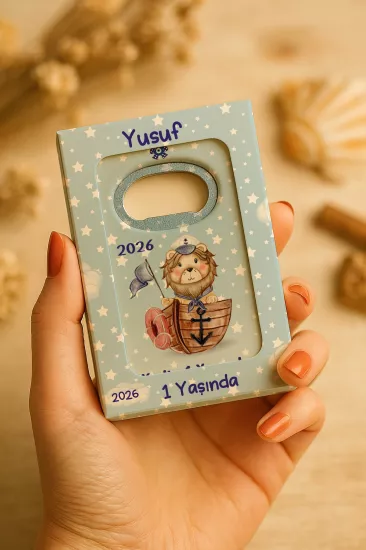 Mühürlü Açacak Magnet – Bebek Hediyesi