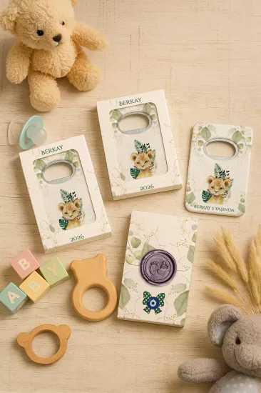 Mühürlü Açacak Magnet – Bebek Hediyesi