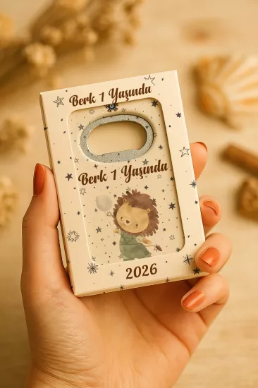 Mühürlü Açacak Magnet – Bebek Hediyesi