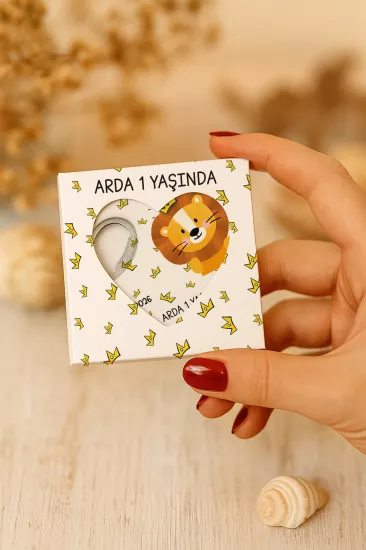 Mühürlü Kutulu Kalp Açacak Magnet | Baby Shower, Yeni Doğan ve Özel Gün Hediyesi