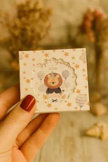Kişiye Özel Mühürlü Kutulu Kapak Açacak Magnet