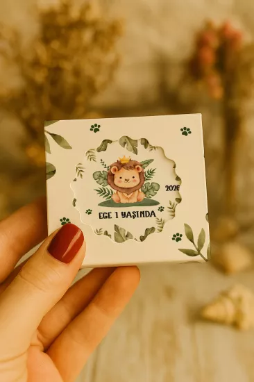 Kişiye Özel Mühürlü Kutulu Kapak Açacak Magnet