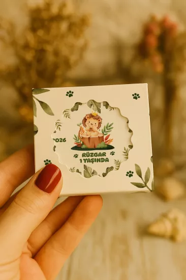 Kişiye Özel Mühürlü Kutulu Kapak Açacak Magnet