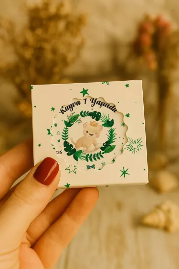 Kişiye Özel Mühürlü Kutulu Kapak Açacak Magnet