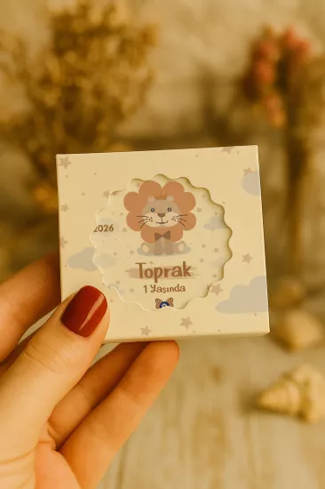 Kişiye Özel Mühürlü Kutulu Kapak Açacak Magnet