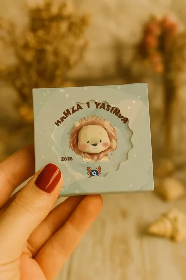 Kişiye Özel Mühürlü Kutulu Kapak Açacak Magnet