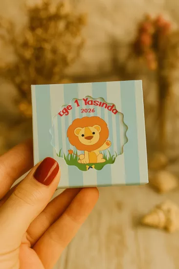 Kişiye Özel Mühürlü Kutulu Kapak Açacak Magnet