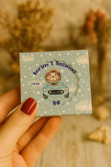 Kişiye Özel Mühürlü Kutulu Kapak Açacak Magnet
