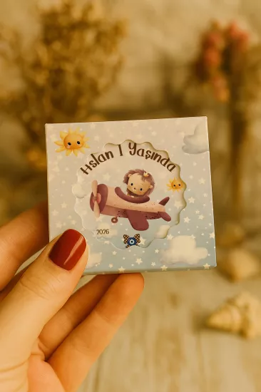 Kişiye Özel Mühürlü Kutulu Kapak Açacak Magnet