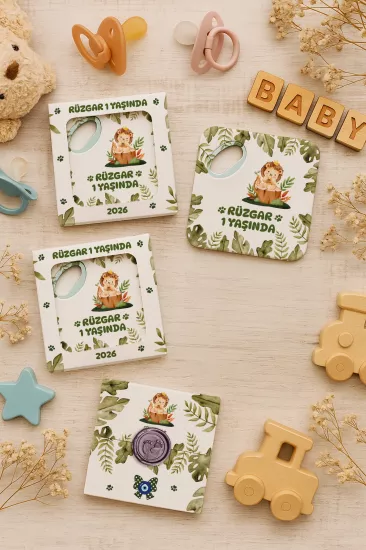 Mühürlü Kutulu Bardak Altlığı Açacak Magnet