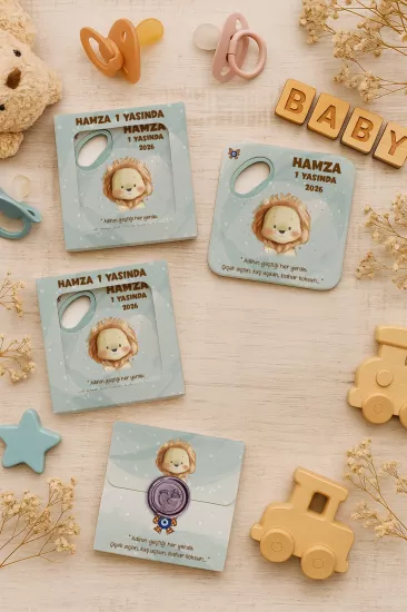 Mühürlü Kutulu Bardak Altlığı Açacak Magnet