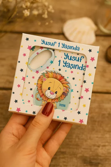 Mühürlü Kutulu Bardak Altlığı Açacak Magnet