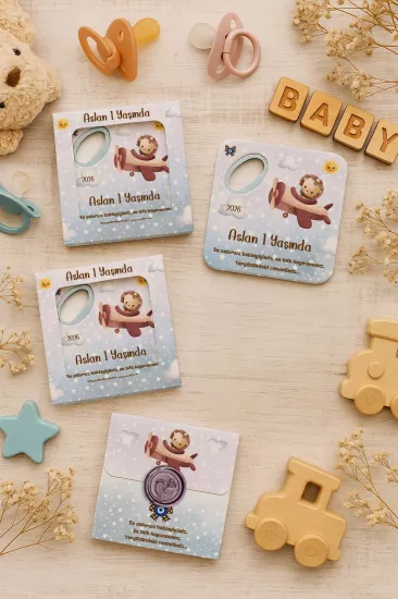 Mühürlü Kutulu Bardak Altlığı Açacak Magnet
