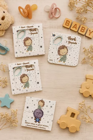 Mühürlü Kutulu Bardak Altlığı Açacak Magnet